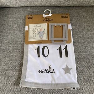 Brand New Baby Essentials Photo Op Milestone Blanket